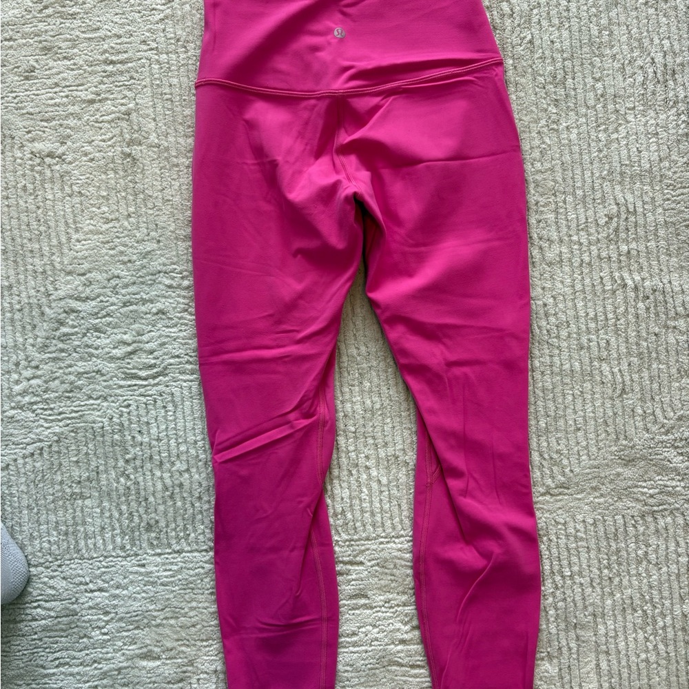 Women’s Lululemon Align High-Rise Pant 25" Sonic Pink Size 6 - Picture 4 of 7